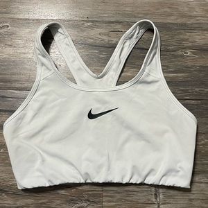 White Nike sports bra Size:Large